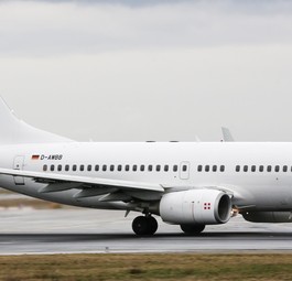 Boeing 737 von Privatair Deutschland: Momentan nicht im Einsatz.