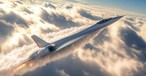  TMS-10 im Flug: Bei einem Erfolg soll ein Überschalljet für 15 Personen entstehen. 