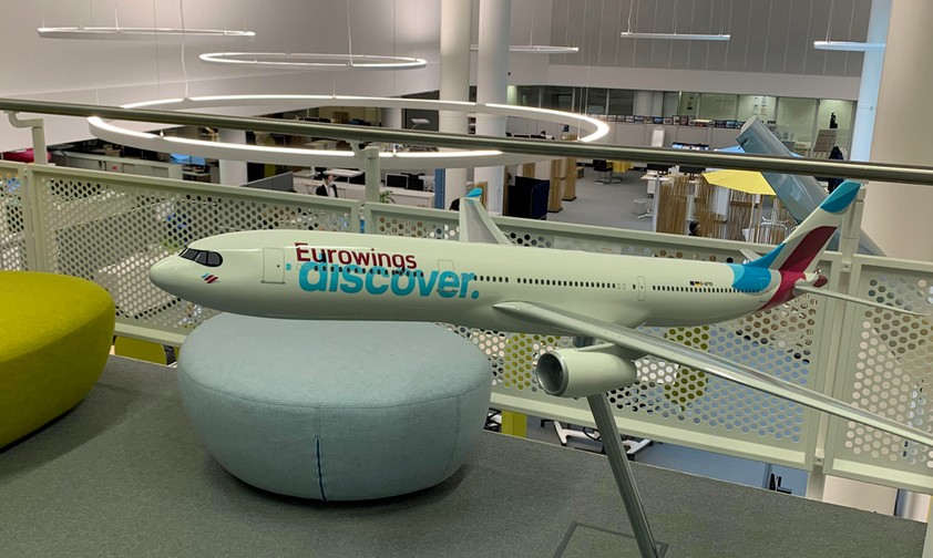 Blick in die Firmenzentrale: Bei Eurowings Discover ist vieles anders.