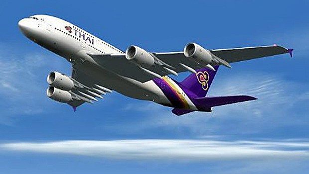 Ab August 2012 soll der Superjumbo für Thai fliegen