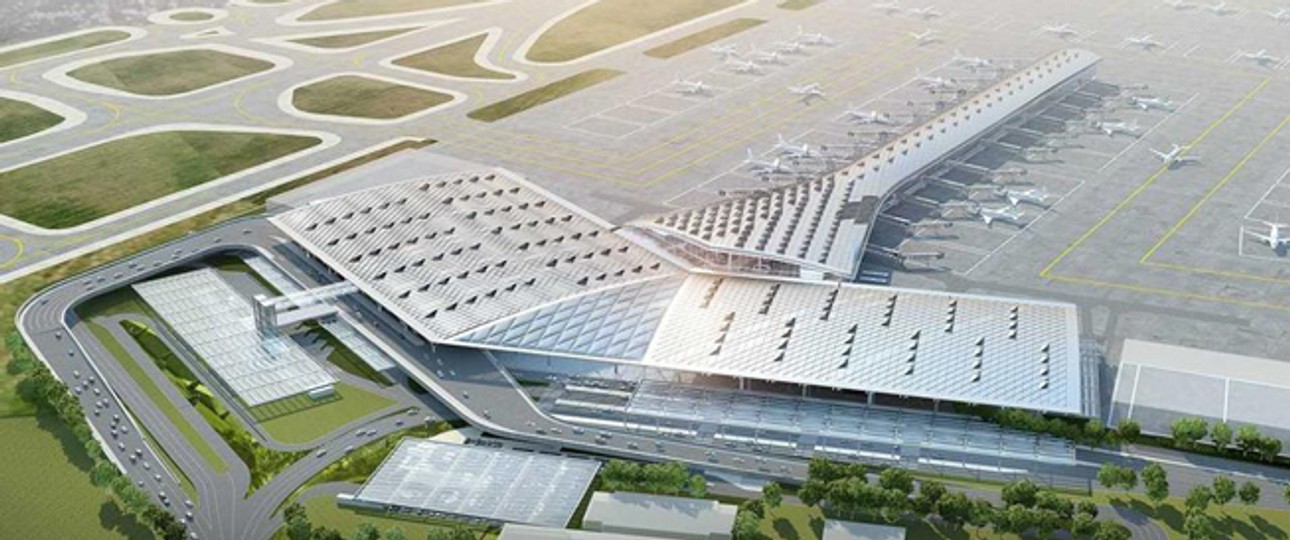 Indira Gandhi Airport: Die Visualisierung zeigt, wie Terminal 1 aussehen soll, ...