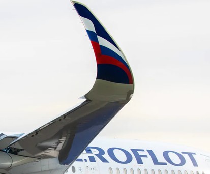 Aeroflot-Winglet: Die Airline spürt die Sanktionen.