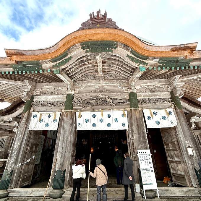 Schrein Ogamiyama-jinja Okunomiya auf Mt Daisen