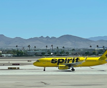 Airbus A320 von Spirit Airlines in Las Vegas: