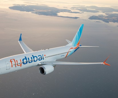Jet von Flydubai (Archivbild): Die Airline hat ihre Tel-Aviv-Flüge vorübergehend ausgesetzt.