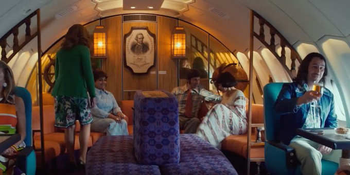 In einem Sicherheitsvideo wurde die Lounge 2020 nachgebaut.