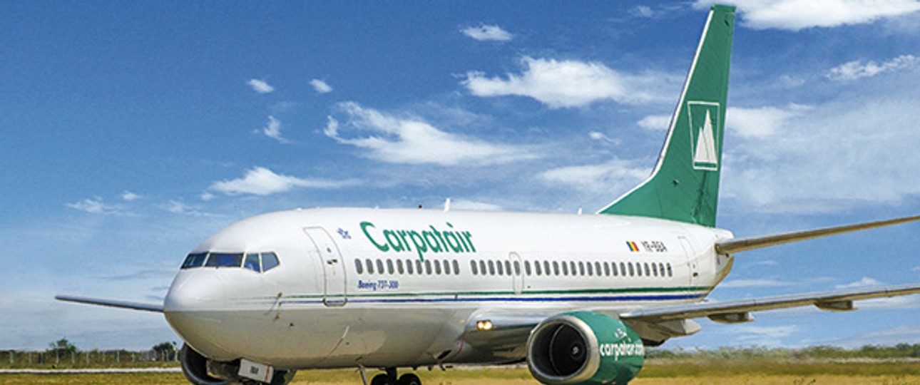 Boeing 737 von Carpatair: Fliegt trotz Problemen weiter.
