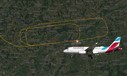 muc eurowings airbus a319 doppelter go around