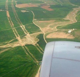 Abflug vom Flughafen Erbil, Irak.
