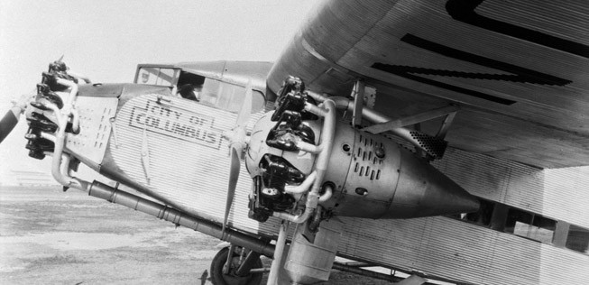 Die Maschine «City of Columbus»: Diese Ford Trimotor wurde unter anderem von Charles Lindbergh geflogen und ist bis heute erhalten gebleiben.