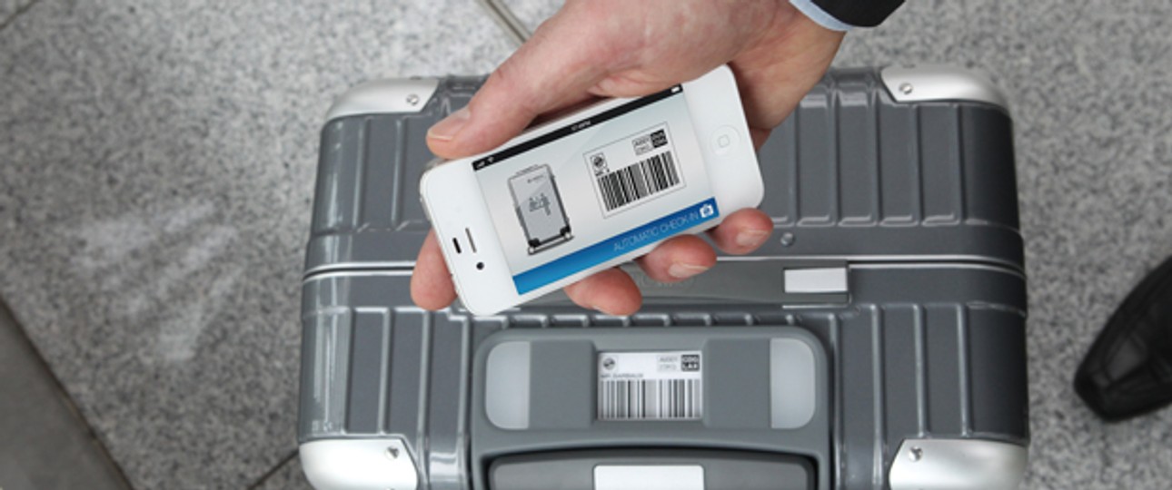 Schlauer Koffer von Rimowa und Airbus: Noch nicht auf dem Markt.