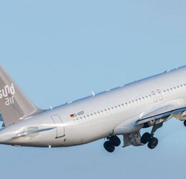 Airbus A320 von Sundair: Die Flotte ist nun vollzählig.