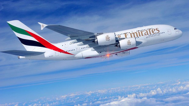 A380 von Emirates: Er soll steilere Landungen fliegen als andere Flieger.
