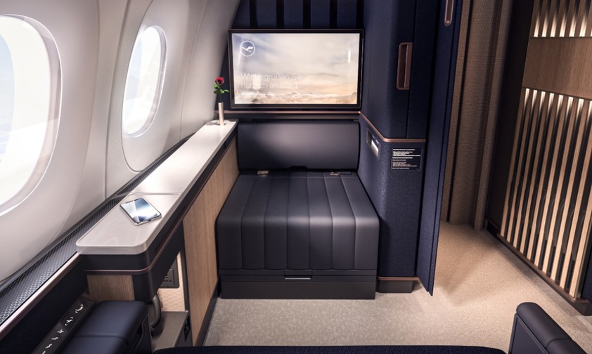 Lufthansa bringt Suiten in der First Class und Schlafreihe in der Economy