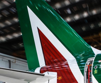 Alitalia verschwand für 6 Stunden und 57 Minuten