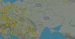 Luftraum über der Ukraine: Jetzt gesperrt für zivile Flugzeuge.