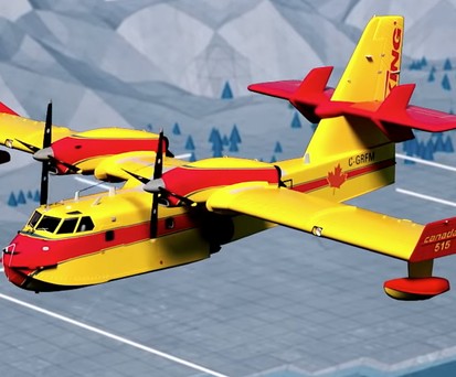 Viking-Air-Video: Die Pläne zur CL-515 sind ab circa Minute 8:40 zu sehen.