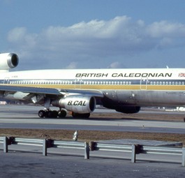 Jet von British Caledonian: Die Airline setzte früh auf eine dritte Klasse.