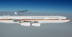 Der Airbus A340 «Konrad Adenauer» der Flugbereitschaft: Panne hatte Folgen.