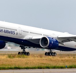 Ein Airbus A350-1000 von British Airways: Ein Jet dieses Typs erlitt einen Tailstrike.