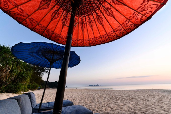 Der Strand vom Resort