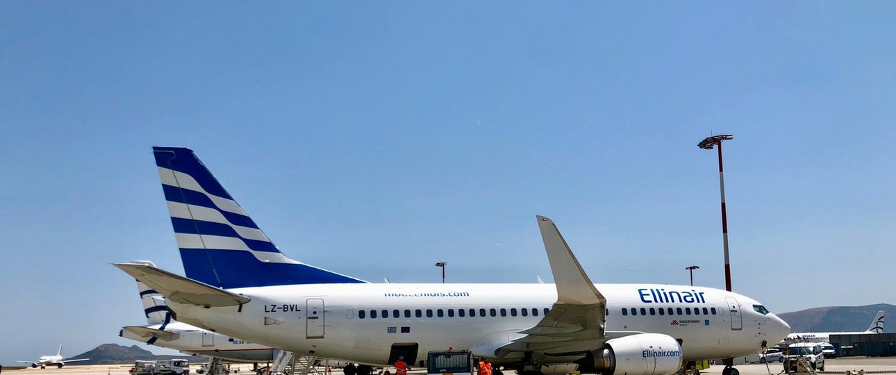 Boeing 737 von Ellinair: Die Airline könnte für immer am Boden bleiben.