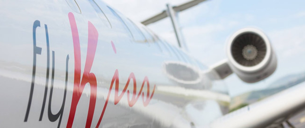 Embraer E145 von Fly Kiss: Nicht mehr im Linienbetrieb unterwegs.