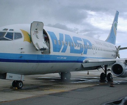 Boeing 737-200 mit der Kennzeichnung PP-SNB. Standort: Flughafen Salvador. Mindestpreis: 5930 Euro.
