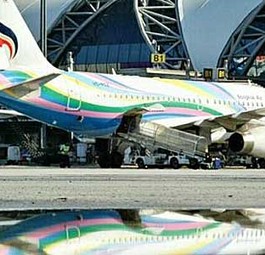 Airbus A320 von Bangkok Airways: Lieber frei als in einem Bündnis.