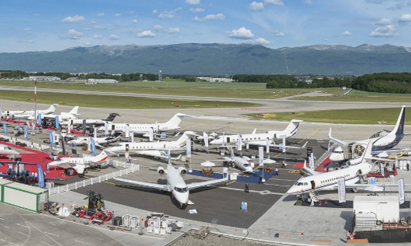 «Static display» an der Ebace 2017: In jedem Jahr das Highlight der Messe.