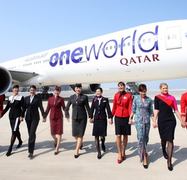 Feier zur Aufnahme von Qatar Airways 2013: Nun könnte Qatar Airways der Allianz den Rücken kehren.