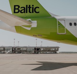 Airbus A220 von Air Baltic: Bald für die Lufthansa-Tochter unterwegs.
