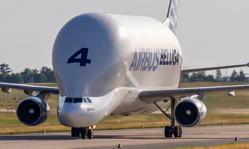 Airbus Beluga: Er transportierte Flugzeugteile für den europäischen Hersteller.