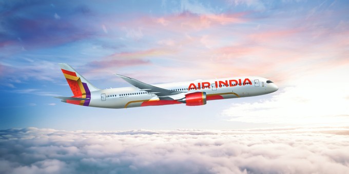 So kommen künftig die Flugzeuge von Air India daher.