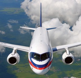 Superjet 100: Die neue Version B100 hat stärkere Triebwerke.