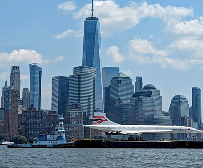 Der Transport Demontage der Concorde: Ab 2024 soll sie wieder im Intrepid Sea, Air &amp; Space Museum zu sehen sein.
