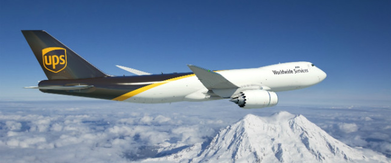 Boeing 747-8F in den Farben von UPS: