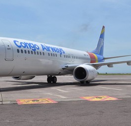 Boeing 737-800 von Congo Airways: Die Airline ist auf Expansionskurs.