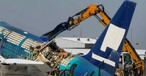 Das Ende der Boeing 757 Hekla Aurora: Ein trauriger Anblick.