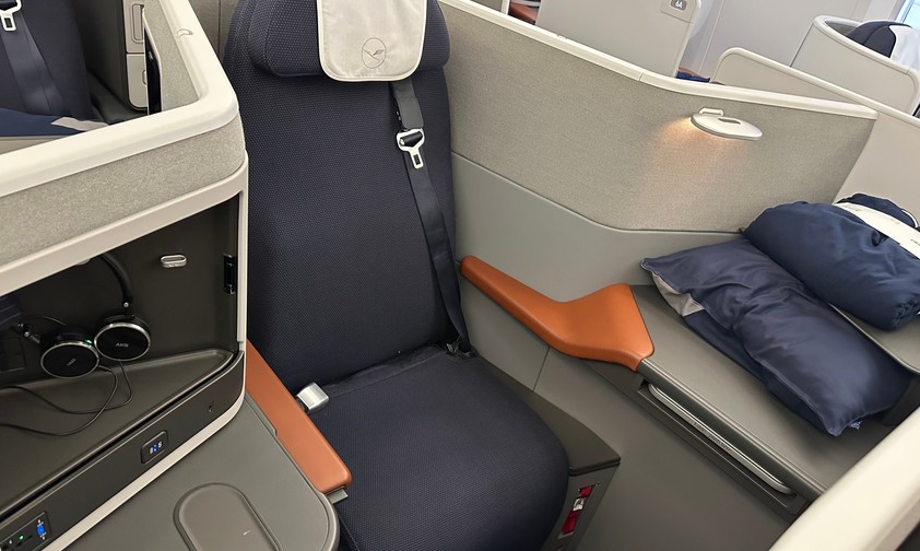 Die Allegris-Kabine der Boeing 787 von Lufhansa