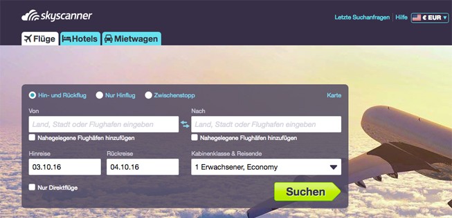 Skyscanner: Das Unternehmen begrüßt die Untersuchung.