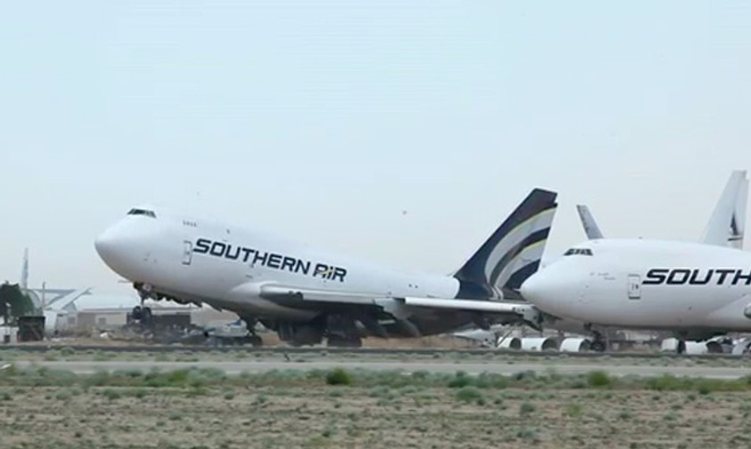 B747 von Southern Air: Letztes Aufbäumen vor der Rente.