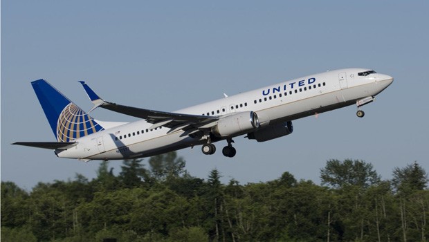 Die Winglets in Aktion.