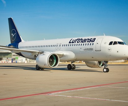 Airbus A320 Neo von Lufthansa: Alle neuen Flieger tragen von Anfang an den neuen Look.