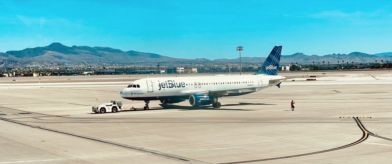 Jetblue-Flieger: Bald sollen auch die Flugzeuge von Spirit so aussehen.