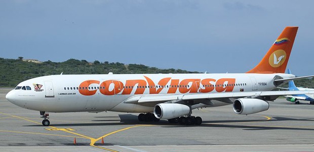 Airbus A340 von Conviasa: Die National-Airline von Venezuela hat offenbar eine neue Maschine geleast.
