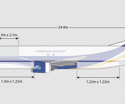 Boeing 737-400 von Cargologic Germany: So sind die Flieger aufgebaut.