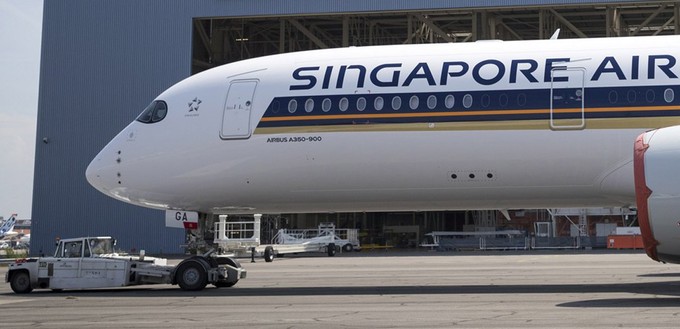 5. Platz: Singapore Airlines fliegt mit einem Airbus A350-900 ULR von Los Angeles nach Singapur. Distanz: 14.113 Kilometer, Dauer: bis zu 17:50 Stunden.