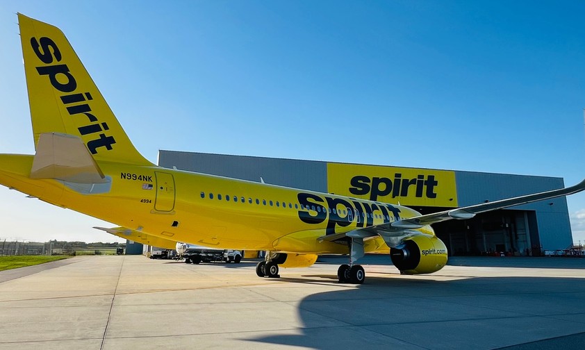 Spirit Airlines: Fliegt nur mit Airbus-Jets.