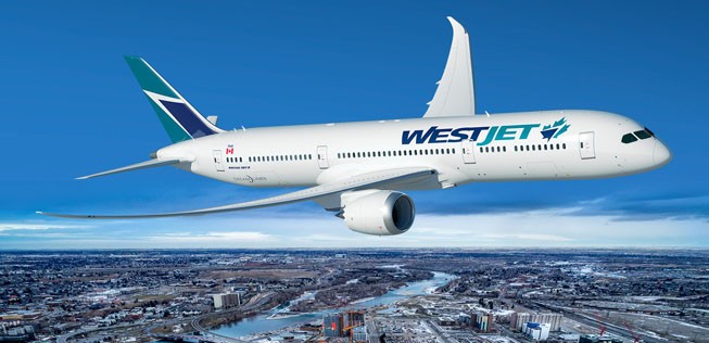 Dreamliner in den Farben von Westjet: Die Kanadier haben viel vor auf der Langstrecke.